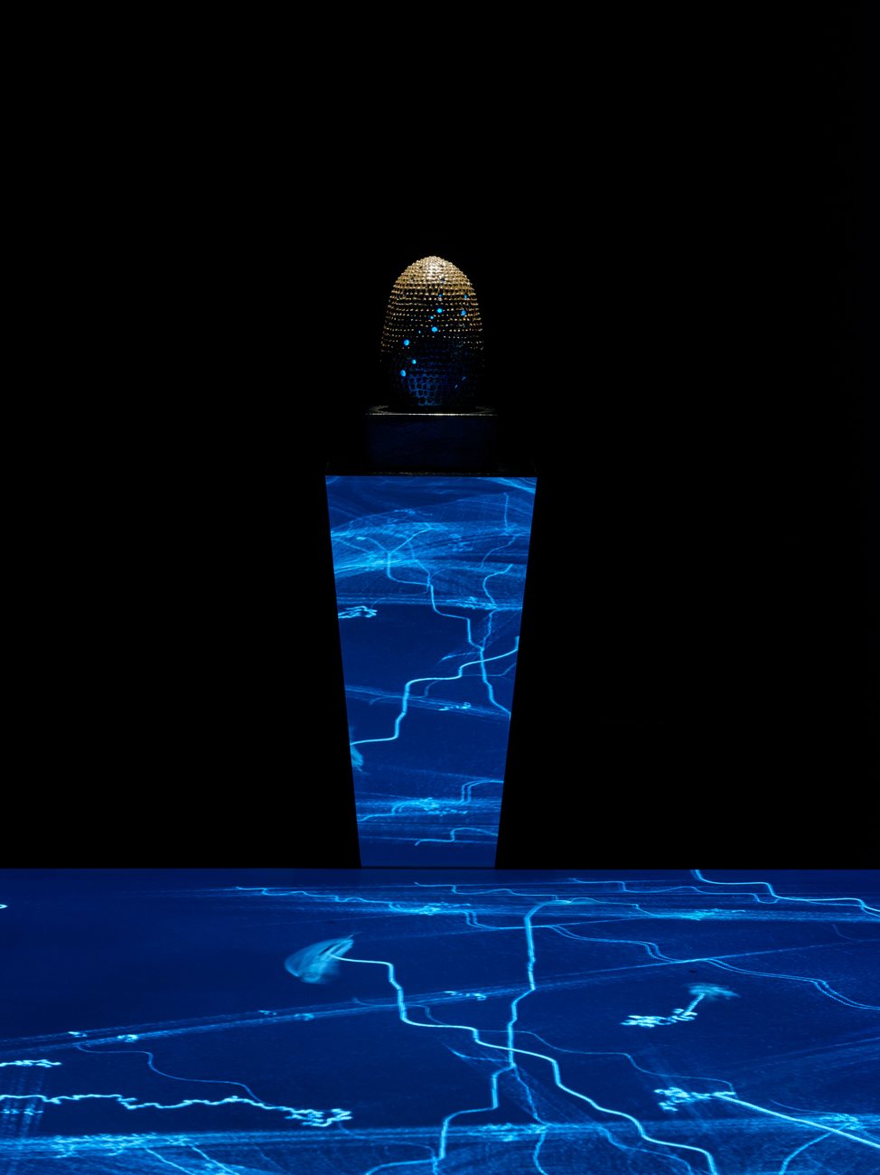 As Above, So Below — ceramic seed sculpture